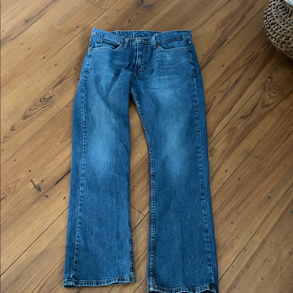 Levi's Men's Straight Jeans in Denim Blue